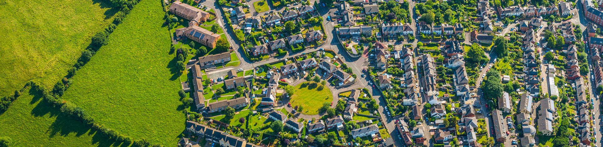 Aerial Shot Of Housing